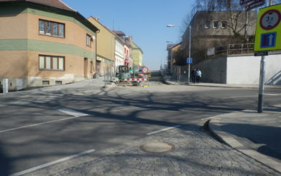 Vedení města chce testovat bezpečnost křižovatky na občanech Třebíče