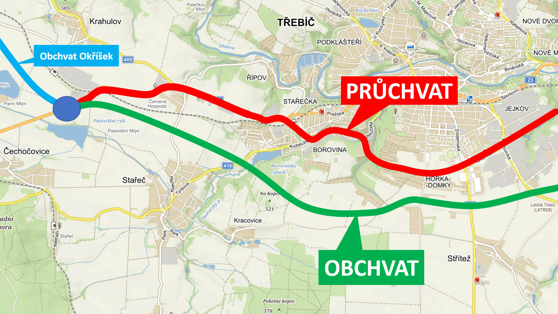 OBCHVAT TŘEBÍČE NENÍ PRŮCHVAT